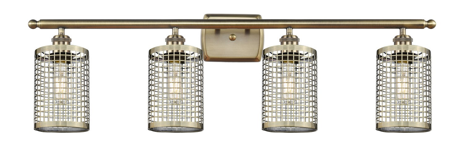 Innovations 516-4W-AB-M18-AB LED Bath Vanity, Antique Brass