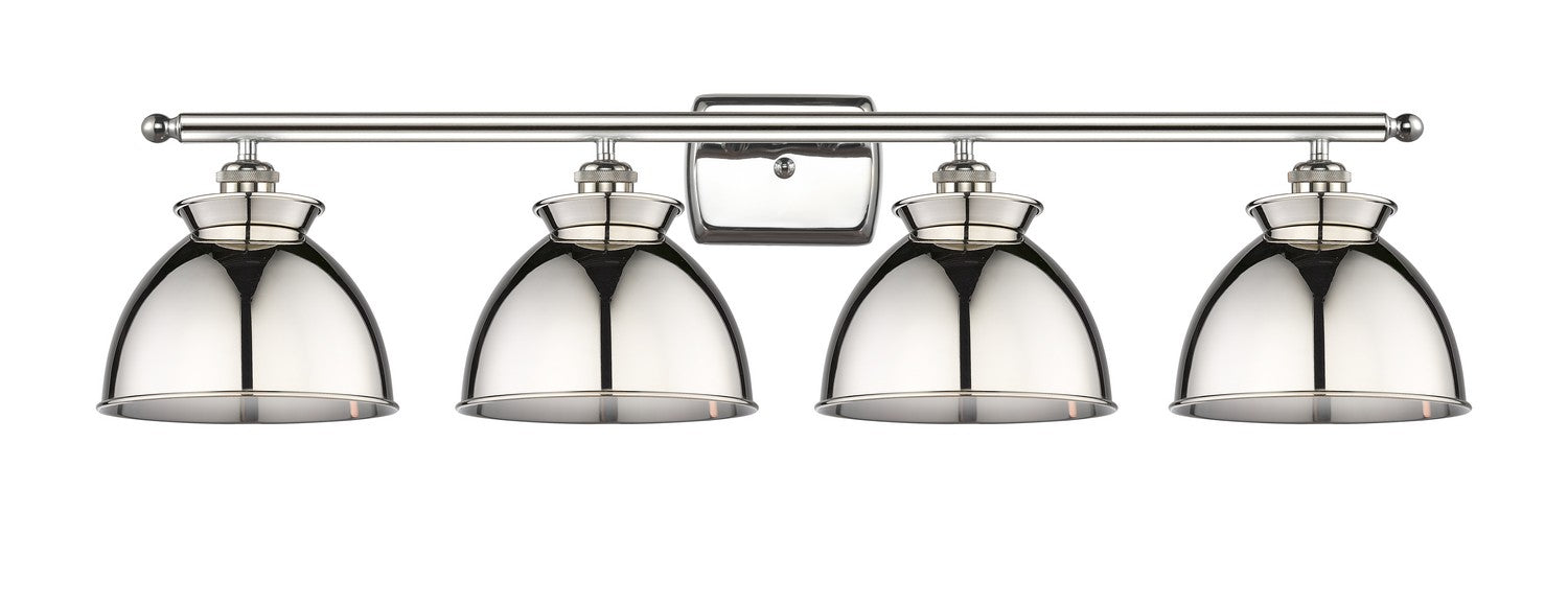 Innovations 516-4W-PN-M14-PN Four Light Bath Vanity, Polished Nickel