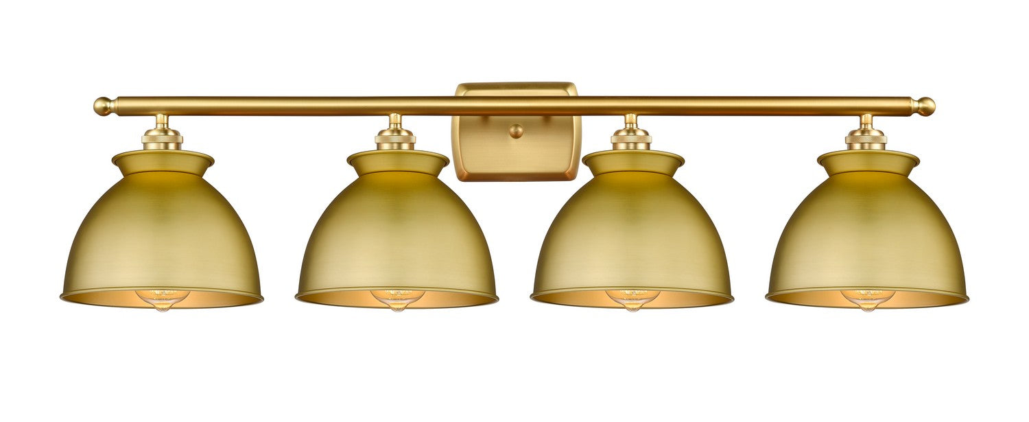 Innovations 516-4W-SG-M14-SG Four Light Bath Vanity, Satin Gold