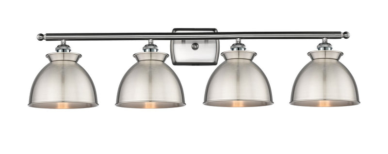 Innovations 516-4W-SN-M14-SN Four Light Bath Vanity, Brushed Satin Nickel