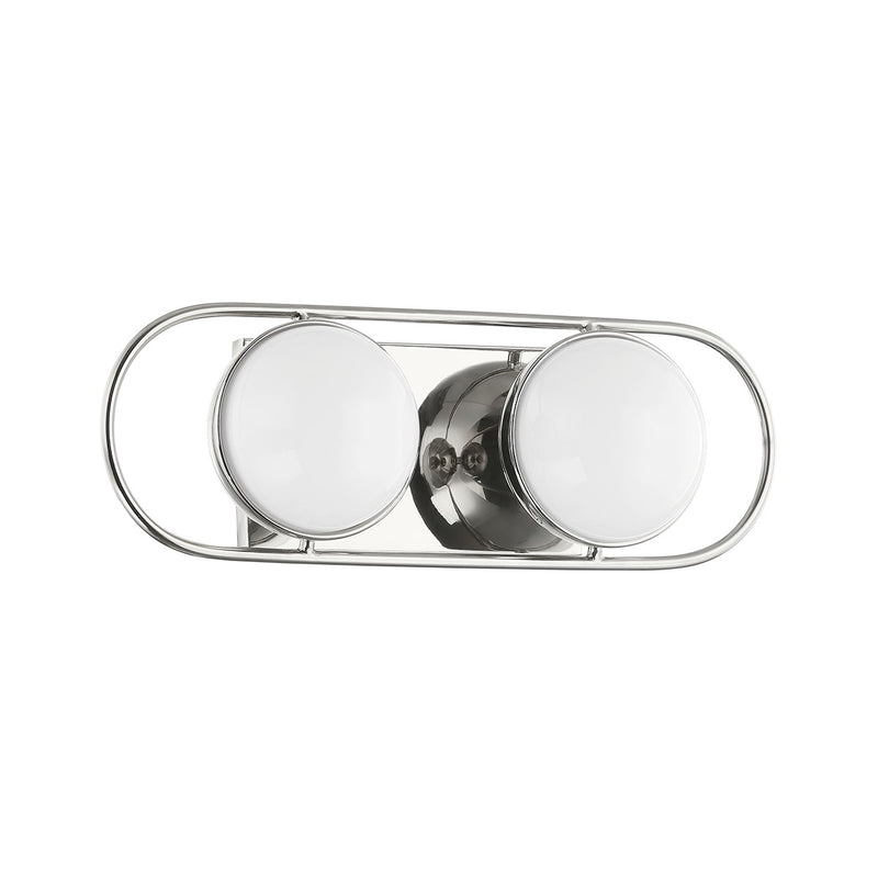 Mitzi H783302-PN Two Light Bath and Vanity, Polished Nickel