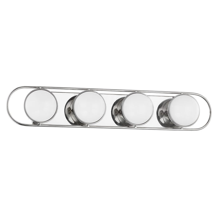 Mitzi H783304-PN Four Light Bath and Vanity, Polished Nickel