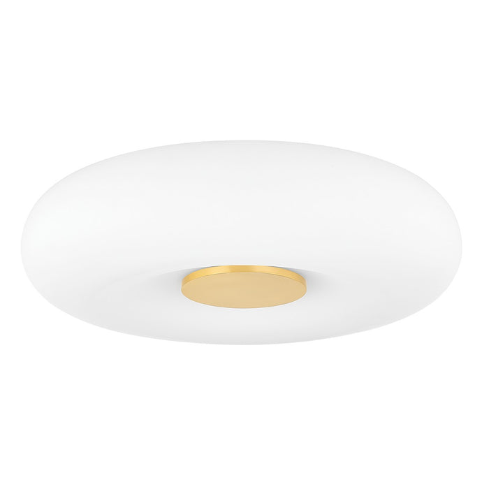 Mitzi H789501-AGB LED Flush Mount, Aged Brass