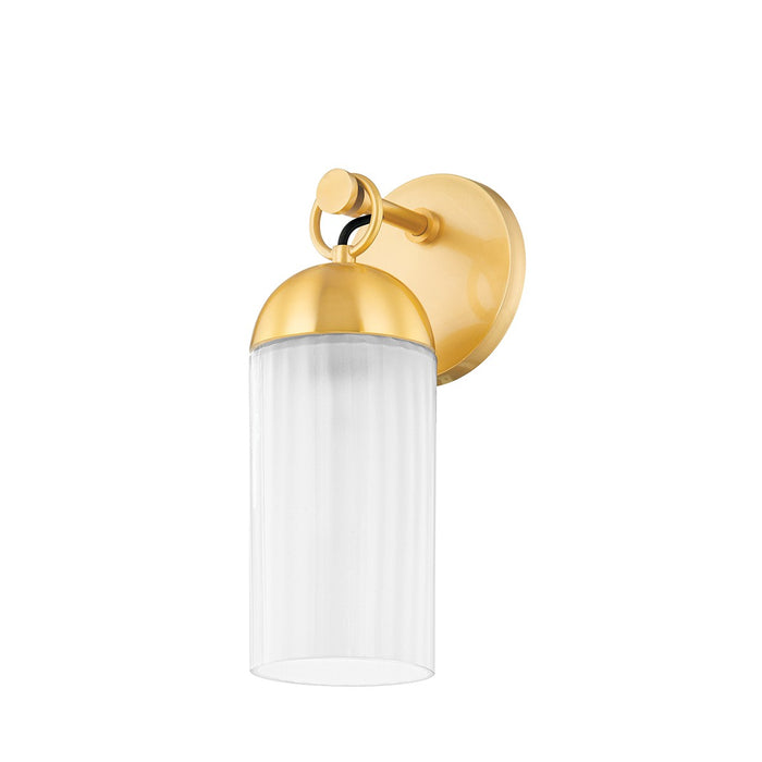 Mitzi H796101-AGB One Light Wall Sconce, Aged Brass