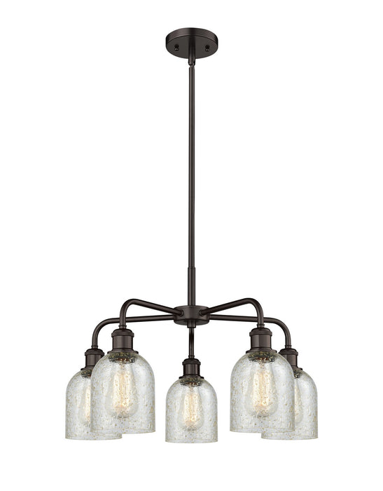 Innovations 516-5CR-OB-G259 Five Light Chandelier, Oil Rubbed Bronze