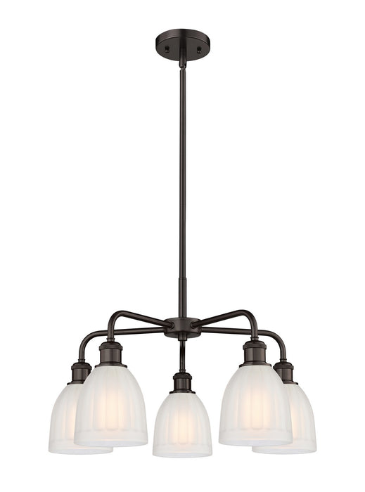 Innovations 516-5CR-OB-G441 Five Light Chandelier, Oil Rubbed Bronze