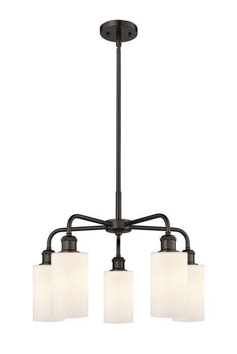 Innovations 516-5CR-OB-G801 Five Light Chandelier, Oil Rubbed Bronze