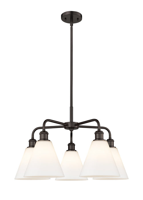 Innovations 516-5CR-OB-GBC-81 Five Light Chandelier, Oil Rubbed Bronze