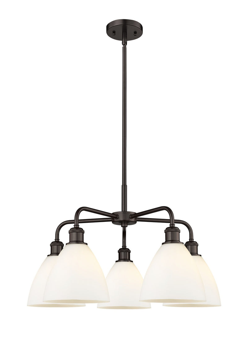 Innovations 516-5CR-OB-GBD-751 Five Light Chandelier, Oil Rubbed Bronze