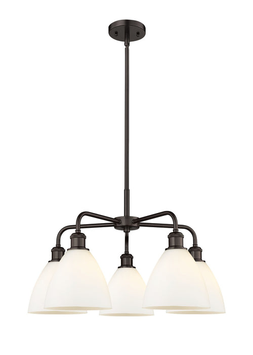 Innovations 516-5CR-OB-GBD-751 Five Light Chandelier, Oil Rubbed Bronze