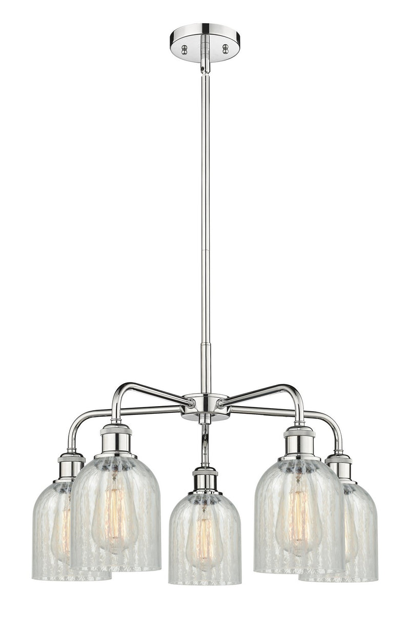 Innovations 516-5CR-PC-G2511 Five Light Chandelier, Polished Chrome