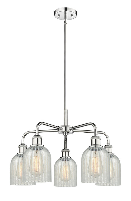 Innovations 516-5CR-PC-G2511 Five Light Chandelier, Polished Chrome