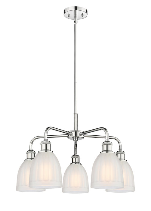 Innovations 516-5CR-PC-G441 Five Light Chandelier, Polished Chrome