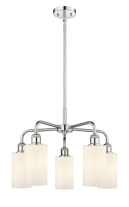 Innovations 516-5CR-PC-G801 Five Light Chandelier, Polished Chrome