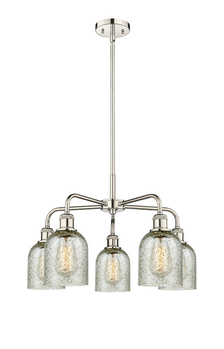Innovations 516-5CR-PN-G259 Five Light Chandelier, Polished Nickel