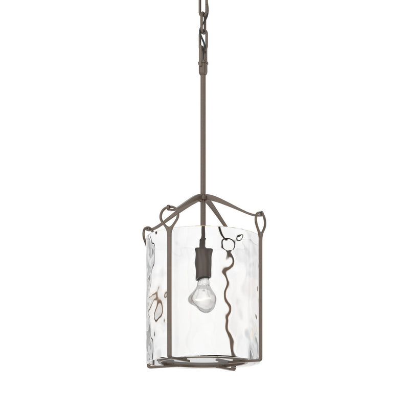Hubbardton Forge 104060-SKT-05-LL0137 One Light Mini Pendant, Bronze