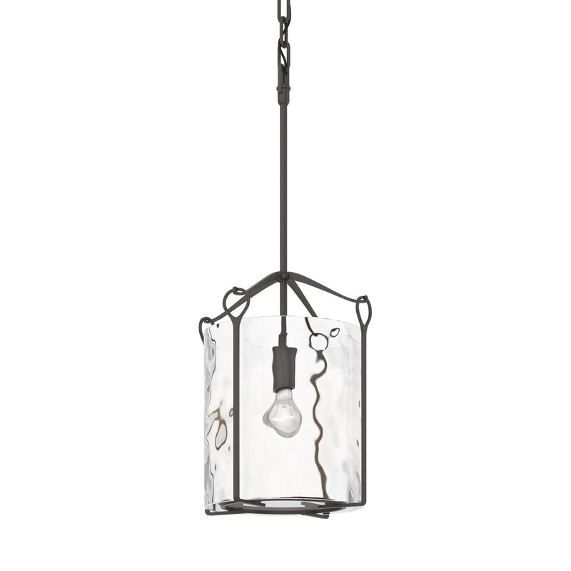 Hubbardton Forge 104060-SKT-07-LL0137 One Light Mini Pendant, Dark Smoke
