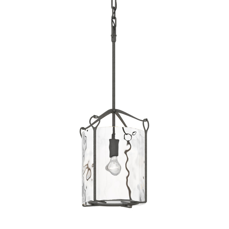 Hubbardton Forge 104060-SKT-20-LL0137 One Light Mini Pendant, Natural Iron