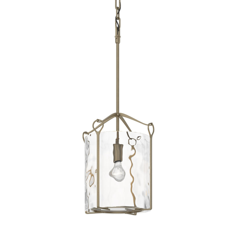 Hubbardton Forge 104060-SKT-84-LL0137 One Light Mini Pendant, Soft Gold