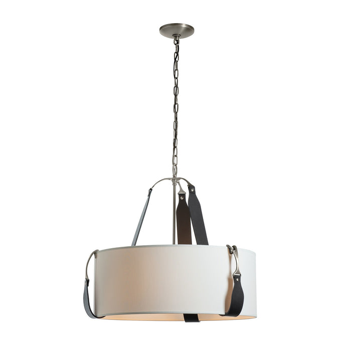 Hubbardton Forge 104070-SKT-24-LK-SF2208 Three Light Pendant, Polished Nickel