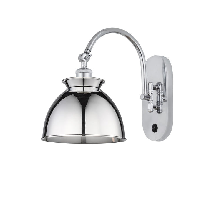 Innovations 518-1W-PC-M14-PC One Light Wall Sconce, Polished Chrome
