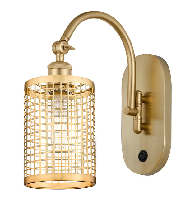 Innovations 518-1W-SG-M18-SG LED Wall Sconce, Satin Gold
