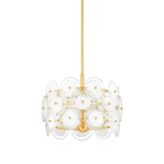 Mitzi H810703-AGB Three Light Pendant, Aged Brass
