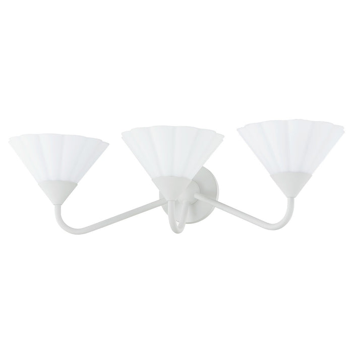 Mitzi H817303-TWH Three Light Bath and Vanity, Textured White