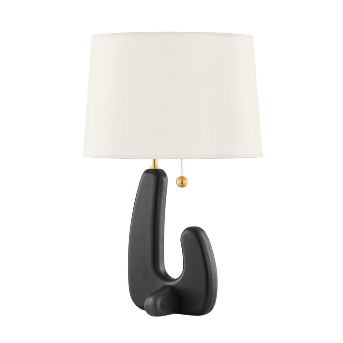 Mitzi HL818201-AGB One Light Table Lamp, Aged Brass