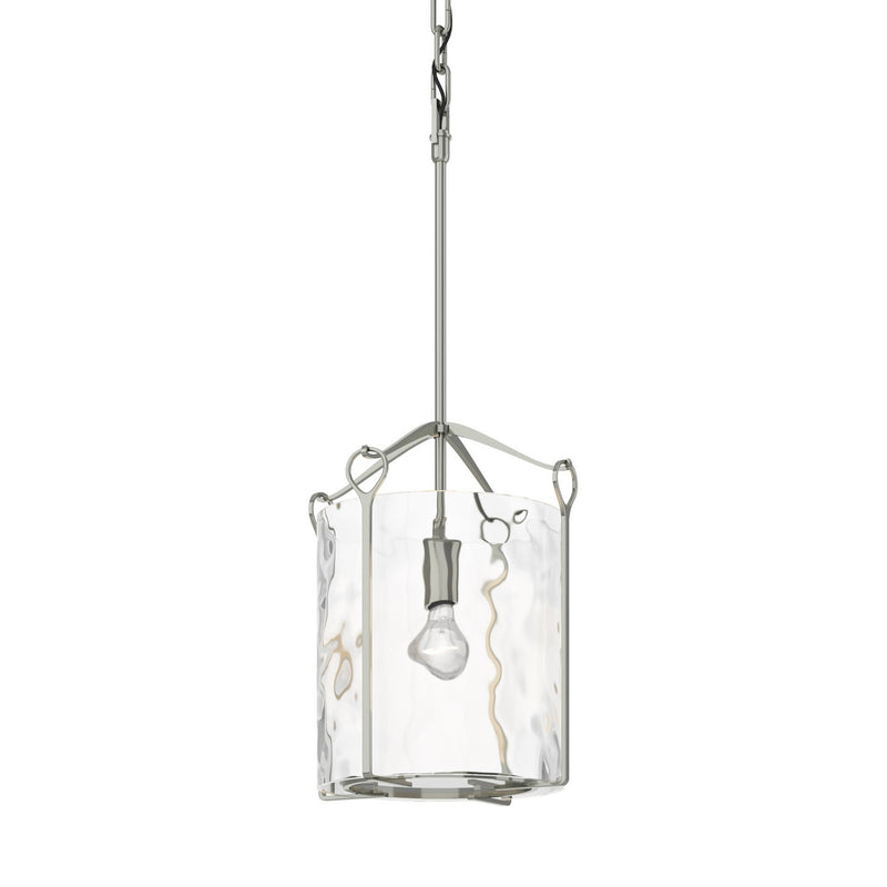 Hubbardton Forge 104060-SKT-85-LL0137 One Light Mini Pendant, Sterling