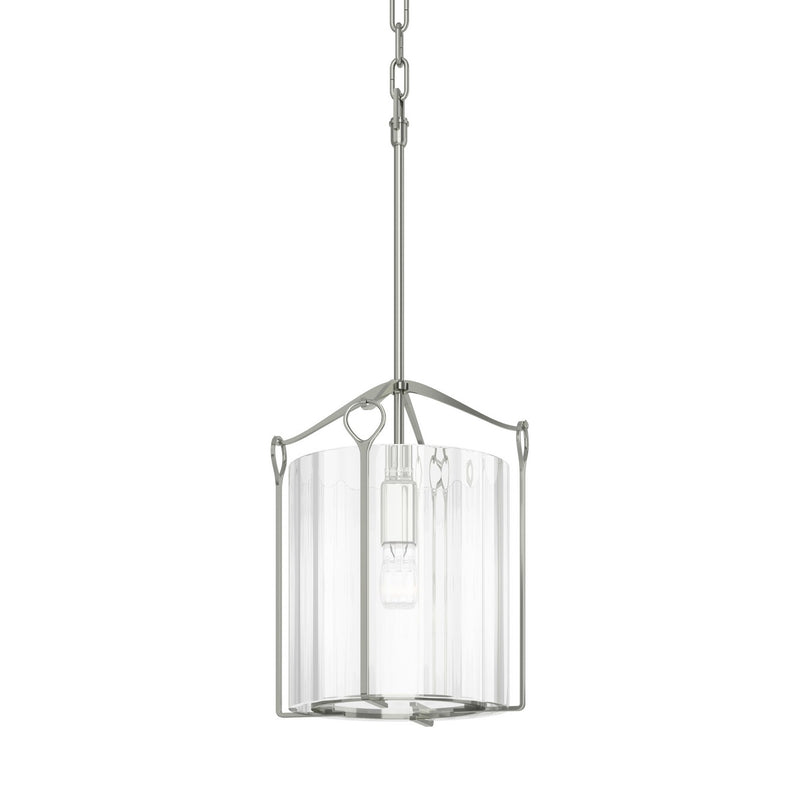 Hubbardton Forge 104060-SKT-85-ZM0137 One Light Mini Pendant, Sterling