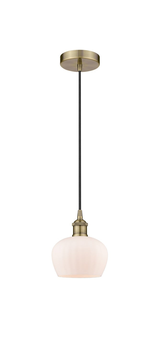 Innovations 616-1P-AB-G91 One Light Pendant, Antique Brass