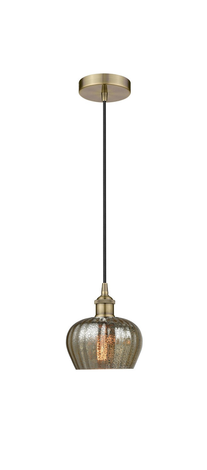 Innovations 616-1P-AB-G96 One Light Pendant, Antique Brass