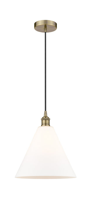 Innovations 616-1P-AB-GBC-121 One Light Pendant, Antique Brass