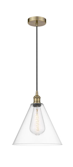 Innovations 616-1P-AB-GBC-122 One Light Pendant, Antique Brass