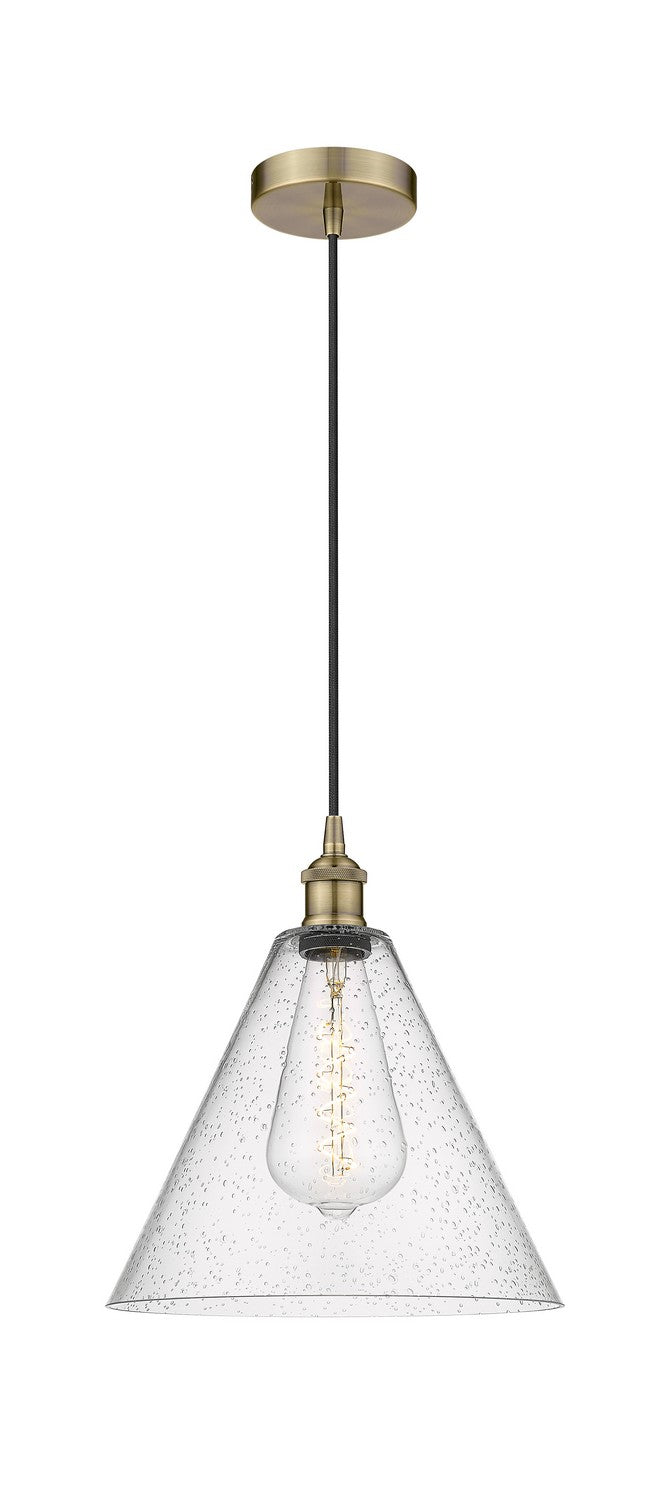Innovations 616-1P-AB-GBC-124 One Light Pendant, Antique Brass