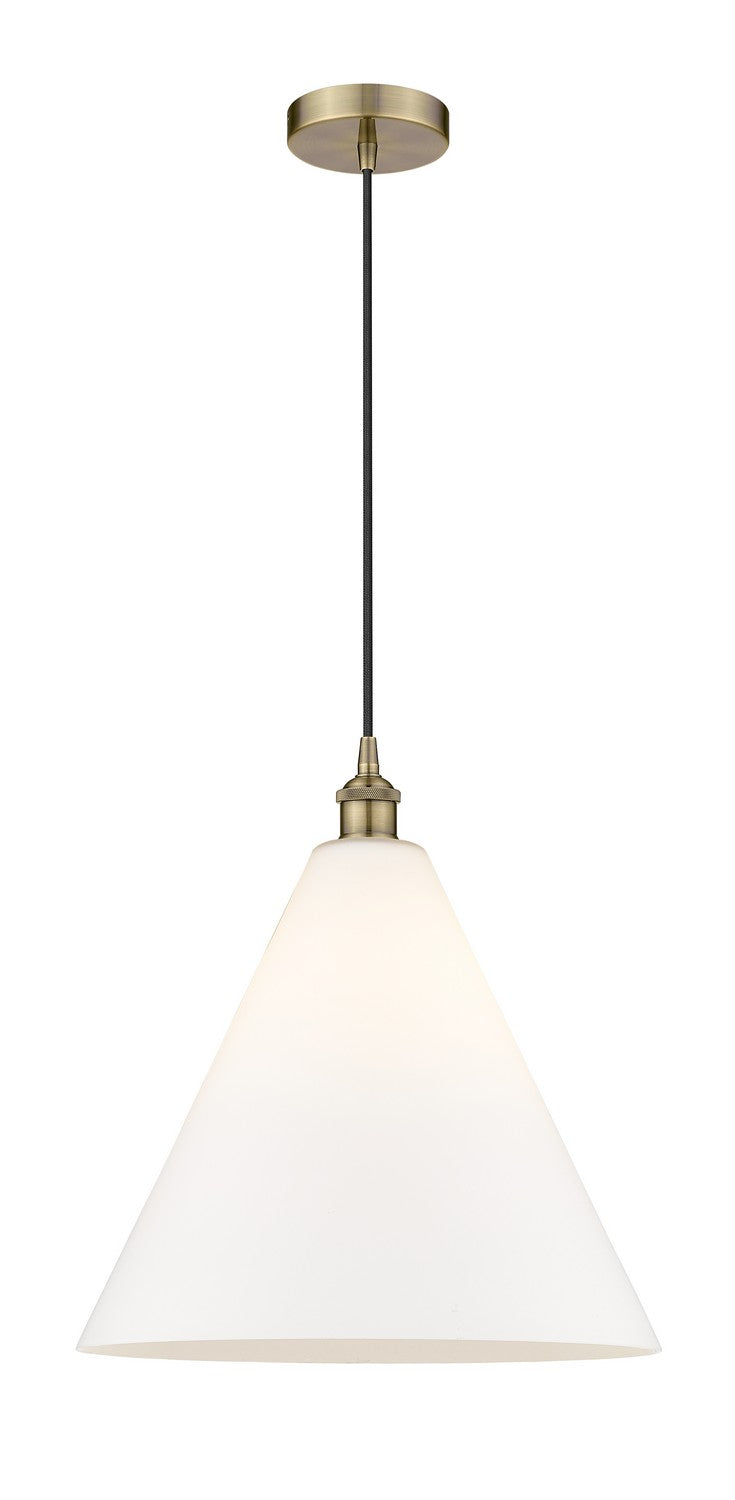 Innovations 616-1P-AB-GBC-161 One Light Pendant, Antique Brass