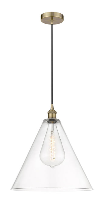 Innovations 616-1P-AB-GBC-162 One Light Pendant, Antique Brass