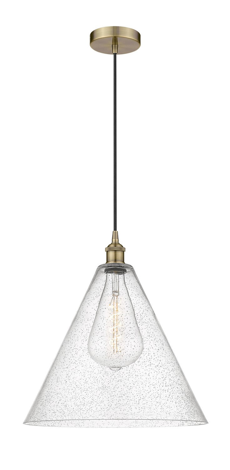Innovations 616-1P-AB-GBC-164 One Light Pendant, Antique Brass