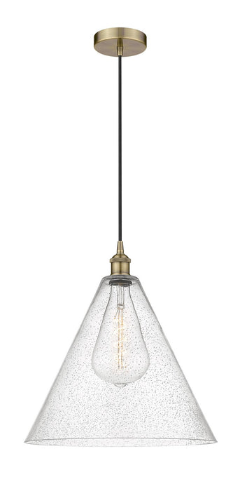 Innovations 616-1P-AB-GBC-164 One Light Pendant, Antique Brass