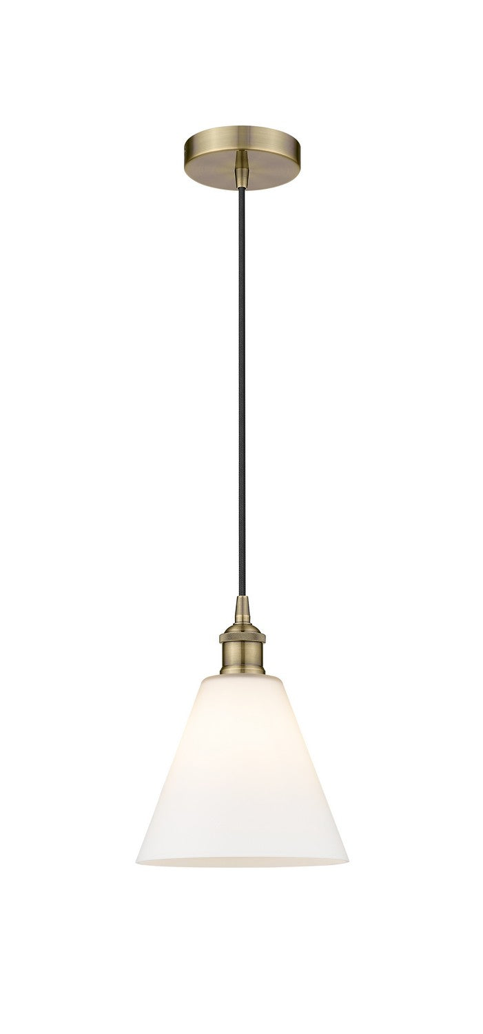 Innovations 616-1P-AB-GBC-81 One Light Pendant, Antique Brass