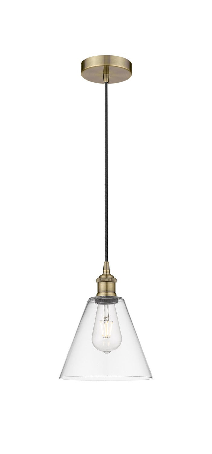 Innovations 616-1P-AB-GBC-82 One Light Pendant, Antique Brass