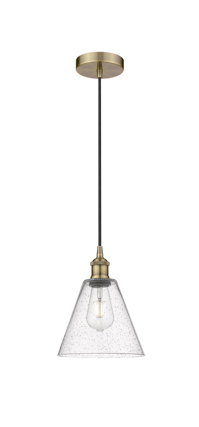 Innovations 616-1P-AB-GBC-84 One Light Pendant, Antique Brass