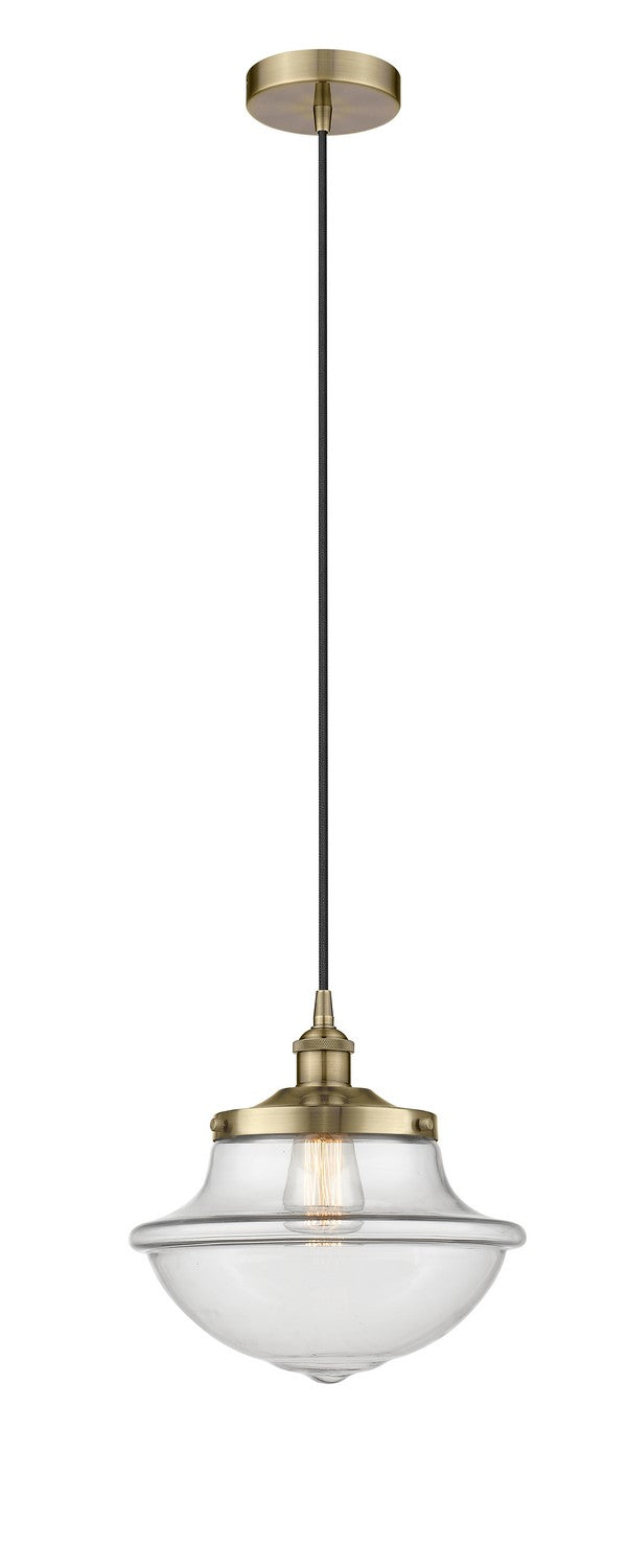 Innovations 616-1PH-AB-G542 One Light Pendant, Antique Brass