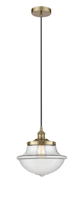 Innovations 616-1PH-AB-G542 One Light Pendant, Antique Brass
