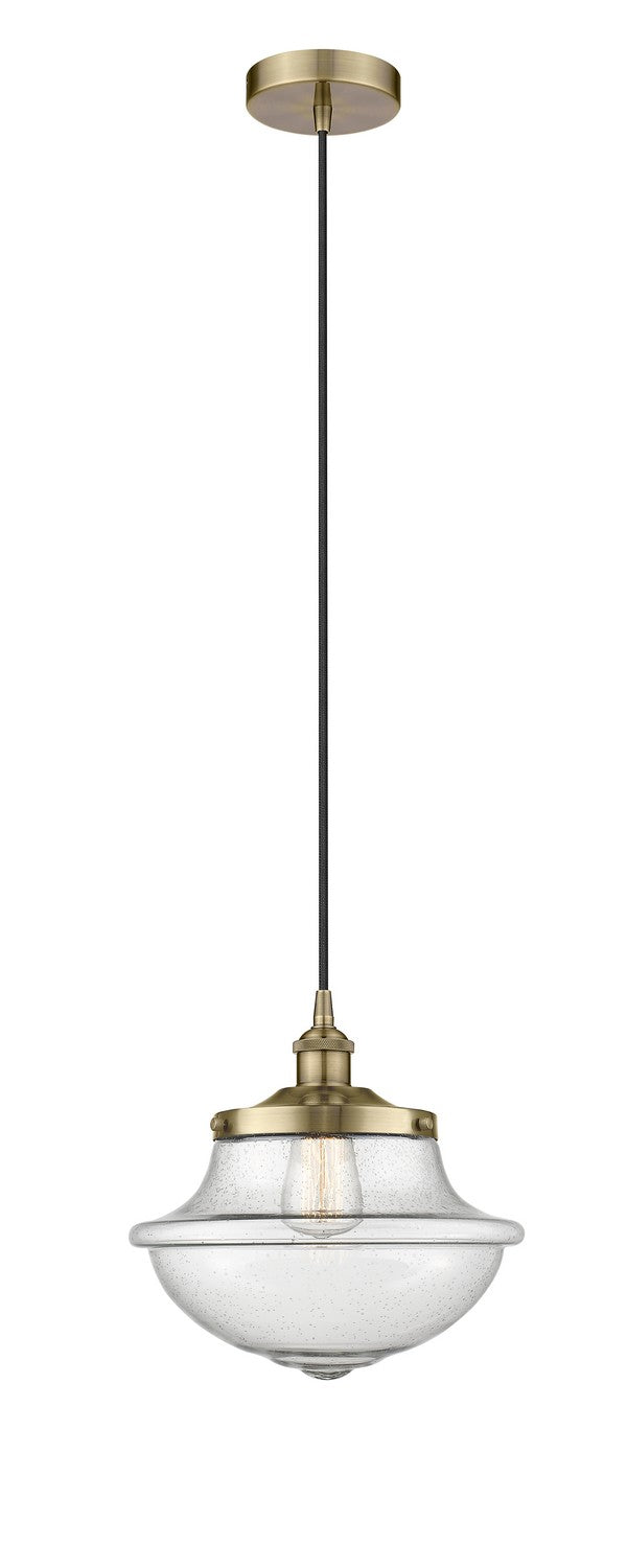 Innovations 616-1PH-AB-G544 One Light Pendant, Antique Brass
