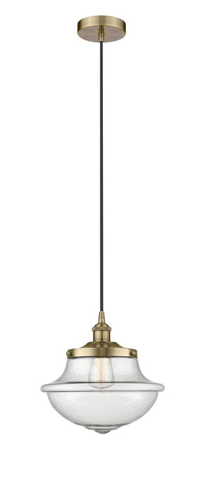 Innovations 616-1PH-AB-G544 One Light Pendant, Antique Brass