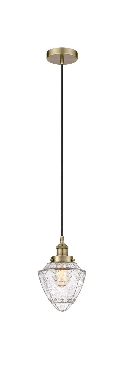Innovations 616-1PH-AB-G664-7 One Light Pendant, Antique Brass