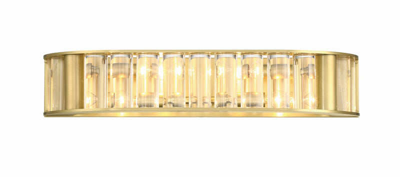 Crystorama FAR-6005-AG Four Light Bath, Aged Brass