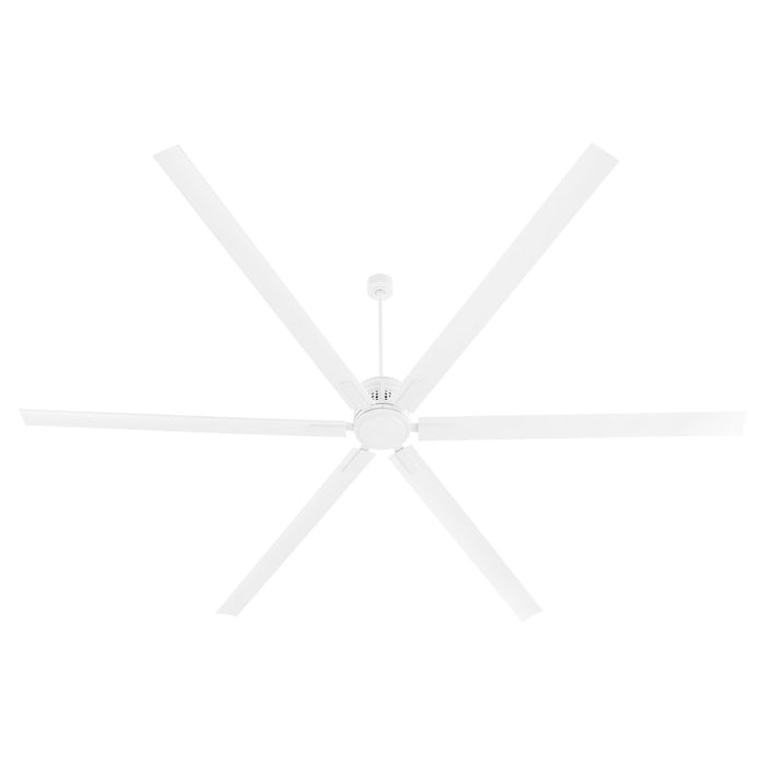 Quorum 101206-8 120" Ceiling Fan, Studio White